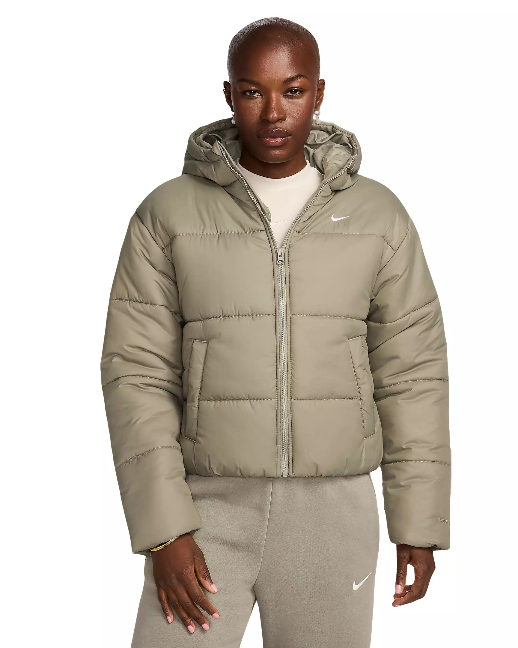 Nike puffer coat womens best sale